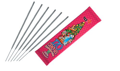  Бенгальские свечи 6 шт 170 мм в пакете  в Красноярске